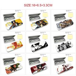 Attack on Titan anime glasses case