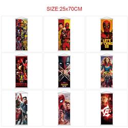 Avengers anime wallscroll 25*70cm price for 5 pcs