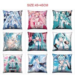 Hatsune Miku anime cushion 45*45cm