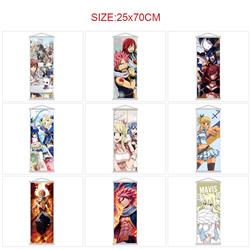 Fairy Tail anime wallscroll 25*70cm price for 5 pcs