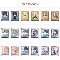 Sword art online anime cushion 29*38cm