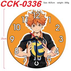 Haikyuu anime wall clock