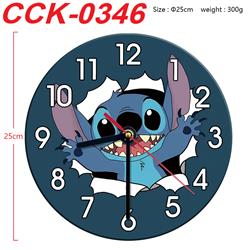 stitch anime wall clock