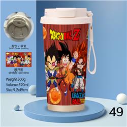 Dragon ball anime stainless steel cup