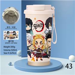 Demon slayer kimets anime stainless steel cup