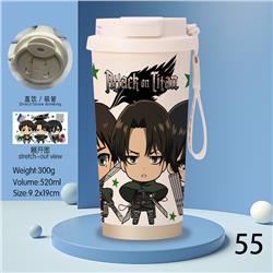 Attack on Titan anime stainless steel cup