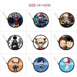 My Hero Academia anime pu wallet 14*14cm