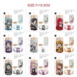 Kuroshitsuji anime glass cup 450ml