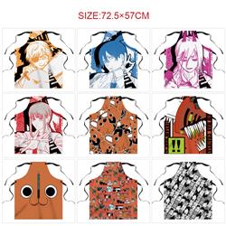 chainsaw man anime waterproof apron