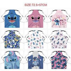 stitch anime waterproof apron