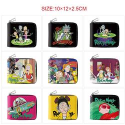 Rick and Morty anime wallet