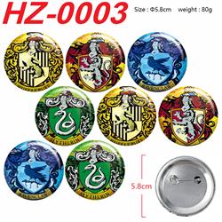 Harry Potter anime pin 8 pcs a set