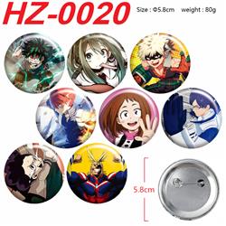 My Hero Academia anime pin 8 pcs a set