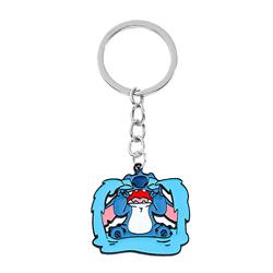 stitch anime keychain