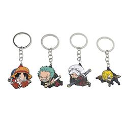 One Piece anime keychain