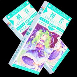 Hatsune Miku anime postcard