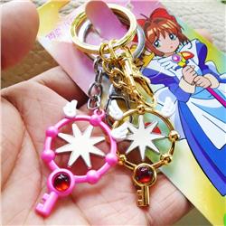 card captor sakura anime keychain