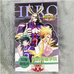 My Hero Academia anime postcard 30pcs a set