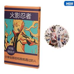 Naruto anime postcard 30 pcs a set