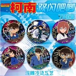 Detective Conan anime pin 75mm