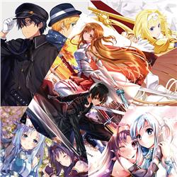 Sword art online anime poster price for a set of 8 pcs