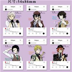 Bungo Stray Dogs anime PVC transparent card