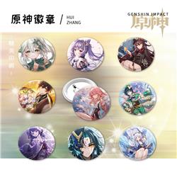 Genshin Impact anime pin 45mm  5 pcs a set