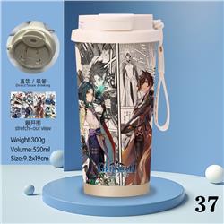 Genshin Impact anime stainless steel cup