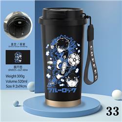 Blue Lock anime stainless steel cup