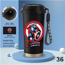 Avengers anime stainless steel cup