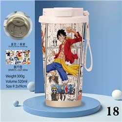 One Piece anime stainless steel cup