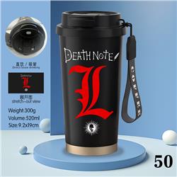 Death Note anime stainless steel cup