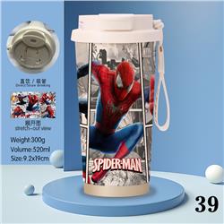 spider man anime stainless steel cup