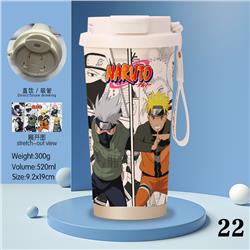 Naruto anime stainless steel cup