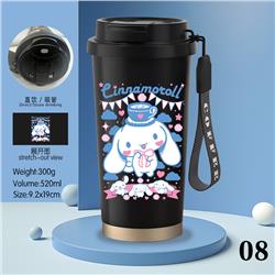 Kuromi anime stainless steel cup