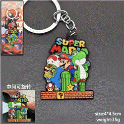 Super Mario anime keychain