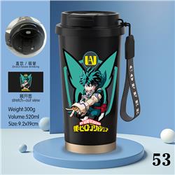 My Hero Academia anime stainless steel cup