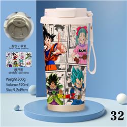 Dragon ball anime stainless steel cup