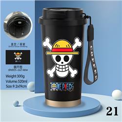 One Piece anime stainless steel cup