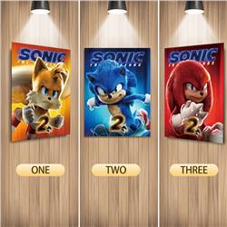 Sonic anime 3d poster