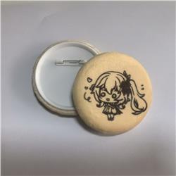 Genshin Impact anime plush pin 75mm