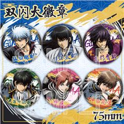 Gintama anime pin 75mm