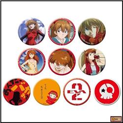 EVA anime pin 10 pcs a set