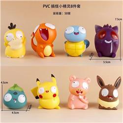 Pokemon anime figure 8 pcs a set