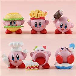 Kirby anime figure 6pcs a set