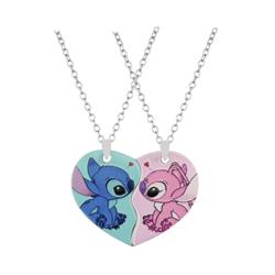 stitch anime necklace