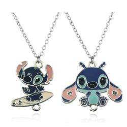 stitch anime necklace