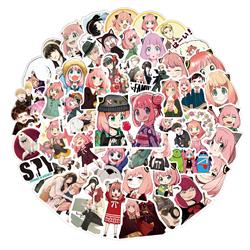 SPY×FAMILY anime waterproof stickers (100pcs a set)