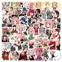 SPY×FAMILY anime waterproof stickers (50pcs a set)