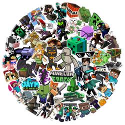 Minecraft anime waterproof stickers (50pcs a set)